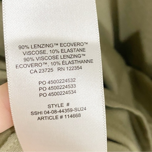 ARITZIA Wilfred New Lune Dress Bosana Green Size Small - Picture 12 of 13